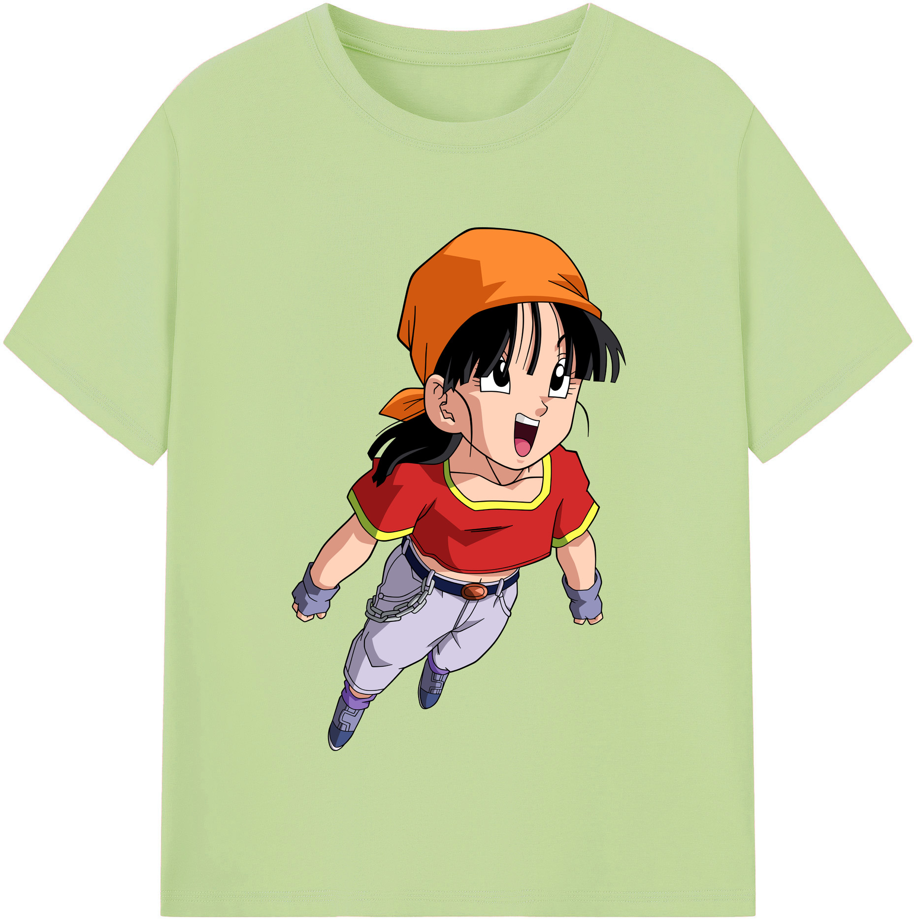 （画像用） ドラゴンボール パン DRAGON BALL Pan 綿100％半袖Tシャツ（フロントプリント）